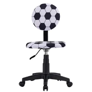 Obrazek Krzesło obrotowe dziecięce  Zyra 12541 białe/czarne