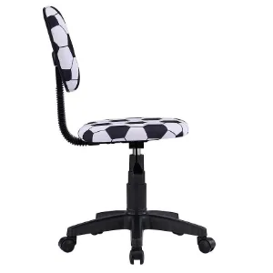 Obrazek Krzesło obrotowe dziecięce  Zyra 12541 białe/czarne