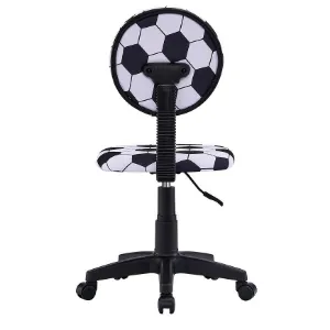 Obrazek Krzesło obrotowe dziecięce  Zyra 12541 białe/czarne