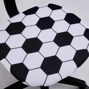 Obrazek Krzesło obrotowe dziecięce  Zyra 12541 białe/czarne