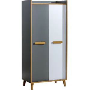 Obrazek Szafa W1 Werso Riviera/Biały Bryl/Antracyt