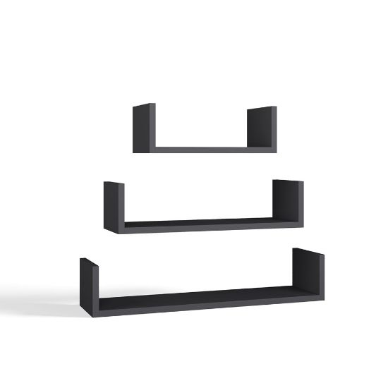 Obrazek Zestaw 3 półek Apolia antracyt