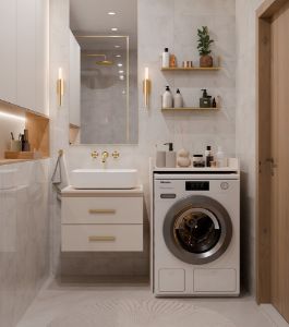 Obrazek Szafka na pralkę Zara NP kaszmir