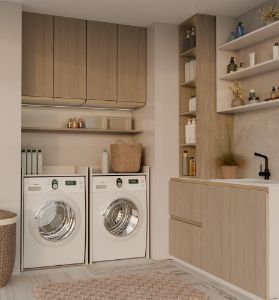 Obrazek Szafka na pralkę Zara NP kaszmir