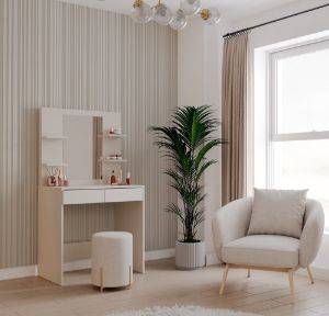 Obrazek Toaletka z lustrem Star 4P kaszmir