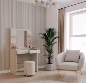 Obrazek Toaletka z lustrem Star 4P kaszmir