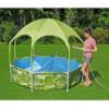 Obrazek Basen stelażowy dziecięcy z daszkiem i ochroną UV 56432
