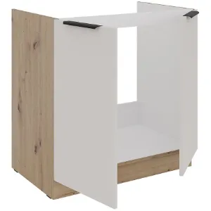 Obrazek Szafka kuchenna Solea cashmere/artisan 80ZL 2F BB