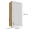 Obrazek Szafka kuchenna Stilo biały/artisan 50G-108 1F