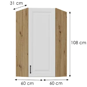 Obrazek Szafka kuchenna Stilo biały/artisan 60x60 GN-108 1F (45°)