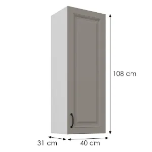 Obrazek Szafka kuchenna Stilo claygrey/biały 40G-108 1F