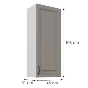 Obrazek Szafka kuchenna Stilo claygrey/biały 45G-108 1F