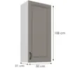 Obrazek Szafka kuchenna Stilo claygrey/biały 50G-108 1F