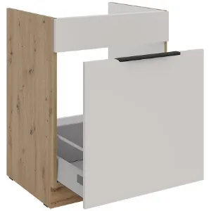 Obrazek Szafka kuchenna Solea cashmere/artisan 60ZL 1S BB