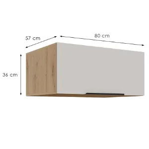 Obrazek Szafka kuchenna Solea cashmere/artisan 80 NAGU-36 1F