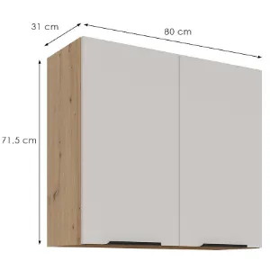 Obrazek Szafka kuchenna Solea cashmere/artisan 80G-72 2F