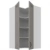 Obrazek Szafka kuchenna Stilo claygrey/biały 60x60 GN-108 2F (90°)