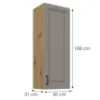 Obrazek Szafka kuchenna Stilo claygrey/artisan 40G-108 1F