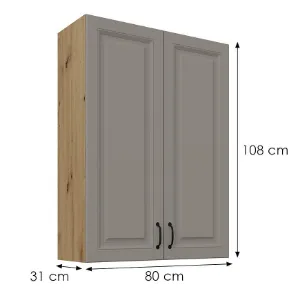 Obrazek Szafka kuchenna Stilo claygrey/artisan 80G-108 2F