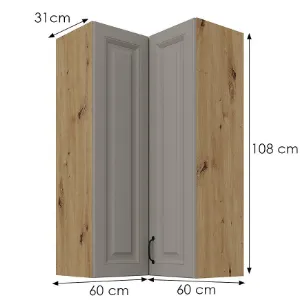 Obrazek Szafka kuchenna Stilo claygrey/artisan 60x60 GN-108 2F (90°)