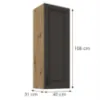 Obrazek Szafka kuchenna Stilo grafit mat/artisan 40G-108 1F