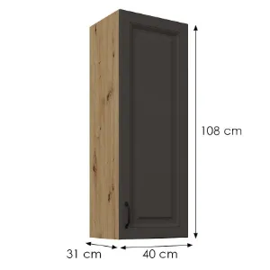 Obrazek Szafka kuchenna Stilo grafit mat/artisan 40G-108 1F