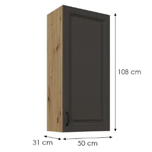 Obrazek Szafka kuchenna Stilo grafit mat/artisan 50G-108 1F