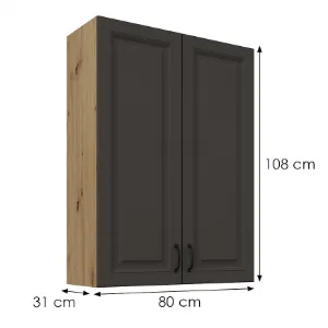 Obrazek Szafka kuchenna Stilo grafit mat/artisan 80G-108 2F