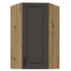 Obrazek Szafka kuchenna Stilo grafit mat/artisan 60x60 GN-108 1F (45°)