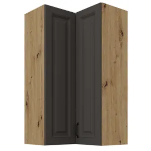 Obrazek Szafka kuchenna Stilo grafit mat/artisan 60x60 GN-108 2F (90°)