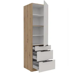 Obrazek Szafka kuchenna Solea cashmere/artisan 60DKS-210 1F 3S