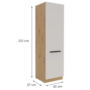 Obrazek Szafka kuchenna Solea cashmere/artisan 60LO-210 2F