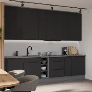 Obrazek Kuchnia Aria BL/ANT 300 cm bez blatu