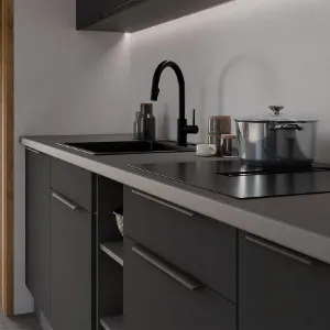 Obrazek Kuchnia Aria BL/ANT 300 cm bez blatu