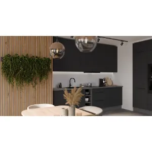 Obrazek Kuchnia Aria BL/ANT 300 cm bez blatu