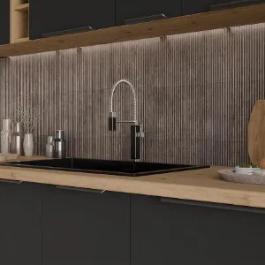 Obrazek Kuchnia Aria BL/AR 255 cm bez blatu