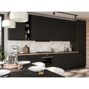 Obrazek Kuchnia Aria BL/BL 390 cm bez blatu