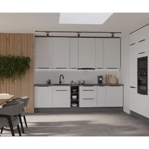 Obrazek Kuchnia Aria WH/ANT 300 cm bez blatu