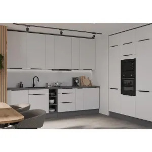 Obrazek Kuchnia Aria WH/ANT 300 cm bez blatu