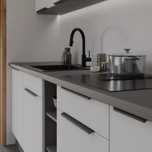 Obrazek Kuchnia Aria WH/ANT 300 cm bez blatu