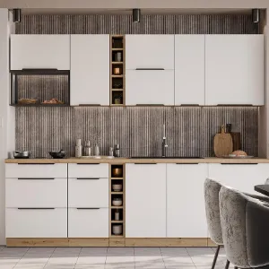 Obrazek Kuchnia Aria WH/AR 255 cm bez blatu