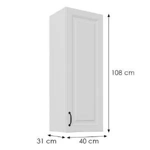 Obrazek Szafka kuchenna Stilo biały mat/biały 40G-108 1F