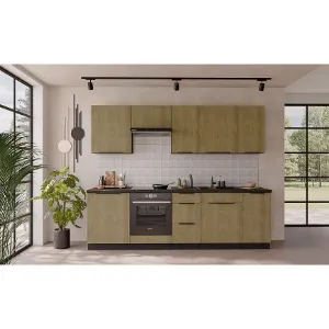 Obrazek Kuchnia Cremona BL 260 cm bez blatu