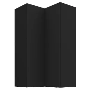 Obrazek Szafka kuchenna Siena czarny mat 60x60 GN-108 2F (90°)