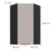 Obrazek Szafka kuchenna Arona cashmere 60x60 GN-108 1F (45°)