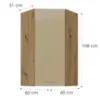 Obrazek Szafka kuchenna artisan cappucino 60x60 GN-108 1F (45°)