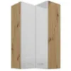 Obrazek Szafka kuchenna artisan biały 60x60 GN-108 2F (90°)