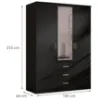 Obrazek Szafa 3d Czarna