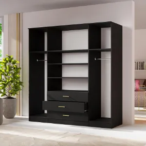 Obrazek Szafa 4d Czarna