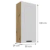 Obrazek Szafka kuchenna Luna biały mat/artisan 50G-108 1F